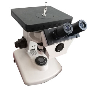 Microscopio Metalúrgico Invertido 4XB 1250X con Lámpara Halógena para Inspección de Materiales Metálicos - Product Image 1