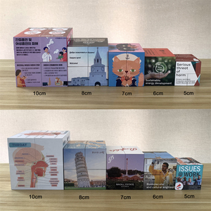 Cadeau publicitaire, conception OEM, jouet de décompression, puzzle à forme géométrique changeable, <span class=keywords><strong>cube</strong></span> magique magnétique pliable de 7 cm - Product Image 6