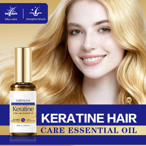 GreenLem Hydratation et réparation pour cheveux abîmés, kératine, huile essentielle pour les soins capillaires - Product Image 2