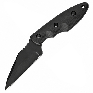 Cuchillo de hoja fija Full Tang 7Cr17MoV con anillo, mango G10, cuchillo táctico de caza, supervivencia y exterior con funda Kydex al por mayor - Product Image 1
