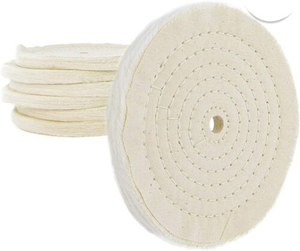 30pcs-carton 8in trắng đánh bóng đánh bóng bánh xe 60ply cho xe thiết bị chăm sóc - Product Image 1