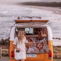 Couverture de plage tissée en coton et polyester à sublimation personnalisée en gros Jacquard tapisserie rétro