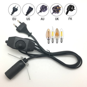 Eu us uk <span class=keywords><strong>lampe</strong></span> à sel cordon d'alimentation ca avec gradateur en ligne et câble de fil de support de <span class=keywords><strong>lampe</strong></span> e14 interrupteur marche/arrêt gradateur de lumière - Product Image 1