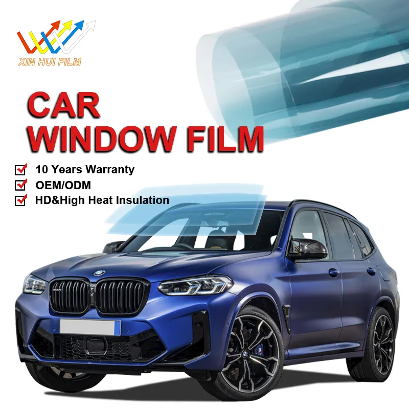 Magnetron Sputtering Window Film VLT 66% 72% 75% UVR 99% Car Tinted Film High Insulation Car Glass Sticker Sun Shade Film