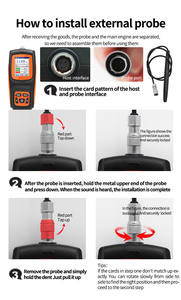 Gauss Meter Tesla Meter Rechargeable 0-2500mT, Magnétomètre avec Enregistrement de Données et Alarme Testeur de Pôle d'Intensité de Champ Magnétique - Product Image 4