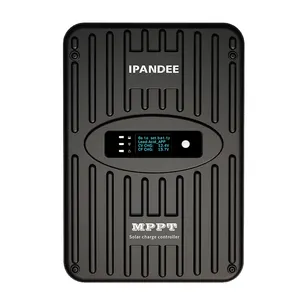 Ipandee Smart 4G Wifi App Remote Control 12V 24V 30-60A Mppt Solar Panel Regulator Charge Controller Vehicle