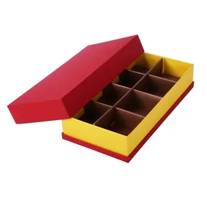 Kleine Lege Chocoladedoosjes Groothandel Feest Luxe Kit Kat Papier Chocoladedoosje Verpakking Met Logo Verdelers