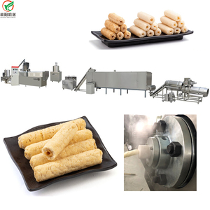 Machine d'extrusion pour snacks de maïs soufflé, snacks fourrés au maïs, ligne de production de snacks fourrés au maïs, au fromage, au chocolat et aux confitures - Product Image 2