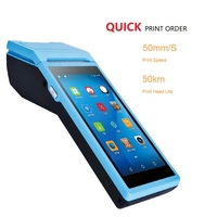 Terminal POS Móvil Android 14 4G NFC con Impresora Térmica Bluetooth y Escáner de Códigos QR para Venta, Caja Registradora