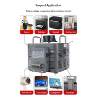 Régulateur de tension Chint TDGC2-3, type contact, monophasé, 3 kVA, transformateur réglable, stabilisateur de tension domestique