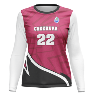 ชุดเล่นวอลเลย์บอลแขนยาวสำหรับผู้หญิงเสื้อวอลเลย์บอลยืดหยุ่นได้ - Product Image 3