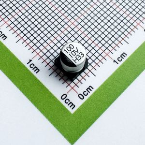Factory Direct HV101M010C055ETR 5*5.5 Capacitors SMD Electrolytic Capacitors 100uF 20% 10V - Product Image 1