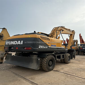 Excavadora de ruedas Hyundai, excavadora mediana usada de 21 toneladas, precio razonable, 21 toneladas, para Hyundai en venta - Product Image 5
