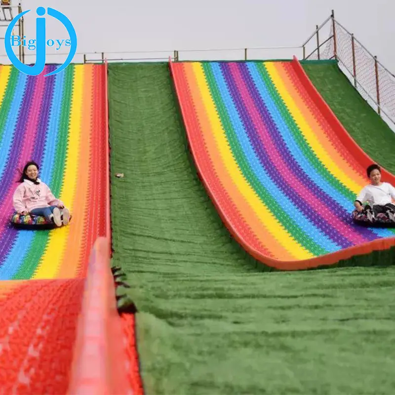 Bunte trockene Kinder plastik rutsche rutsche Regenbogen rutsche zum Verkauf