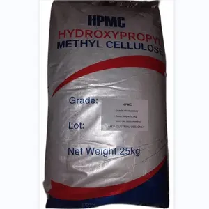 Agente auxiliar químico de alta viscosidad HPMC metil hidroxipropil celulosa para material de construcción