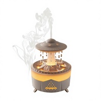 Nouvel humidificateur créatif en forme de goutte de pluie, compact, portable, silencieux, éclairage LED coloré, aromathérapie, fonction minuterie, pour la maison