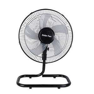 Venta caliente ventilador solar de 12 pulgadas CC con panel solar ventilador solar de mesa de batería de litio - Product Image 2