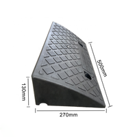 Rampe de trottoir en PVC pour fauteuil roulant, rampe de sécurité routière pour voiture, vente en gros, sur mesure, 500*270*130MM