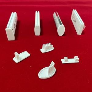 Thanh phẳng của cửa sổ con lăn Rèm Rèm Venetian Thành phần nắp cuối của con lăn phần Mù nắp cuối cho đường sắt dưới cùng - Product Image 2