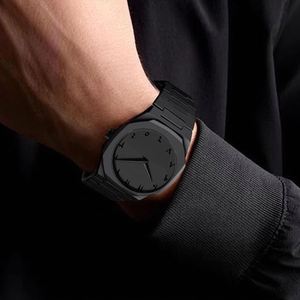 นาฬิกาข้อมือผู้ชายสไตล์ลำลองสีดำ แฟชั่นหรูหรา ยี่ห้อ IStapromo Gifts ระบบควอตซ์ - Product Image 3