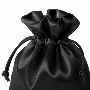 Sac à poussière en tissu satiné avec logo imprimé OEM, cordon de serrage, imperméable, résistant à la poussière, pochette de rangement avec cordon de serrage, plusieurs couleurs - Product Image 4