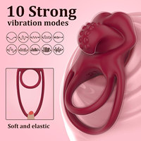 Préservatif portable pour couples avec fonction retardante pour un plaisir accru - Jouet pour adultes à commande à distance pour hommes et femmes