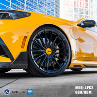 Jantes en alliage forgé sur mesure de 21 pouces, jantes multi-rayons PCD personnalisées pour BMW Série 8 M8 Executive Performance Coupé