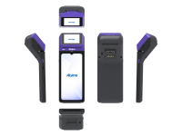 Terminal de point de vente Aisino certifié GMS avec SDK gratuit, Android 14, Bluetooth 5.0, Wi-Fi, 4G, écran IPS 6 pouces, NFC et imprimante thermique haute vitesse