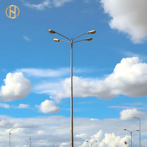 Su misura all'aperto 4m 5m 6m 7m 8m 9m 10m 12m doppio braccio singolo prezzo in acciaio zincato solare lampione palo - Product Image 4