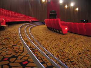 Alfombra de nailon duradera resistente al fuego con impresión 3D, alfombra para cine, alfombra para Casa de Cine - Product Image 4