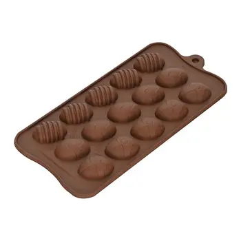 J2W Molde 3D antiaderente para silicone, molde de silicone para fazer bolos de chocolate e velas, molde de silicone para resina e assadeira