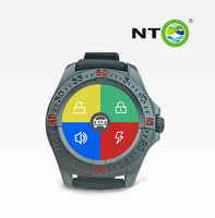 Système d'alarme de voiture avec montre intelligente NTO, démarrage à distance, verrouillage/déverrouillage, contrôle sans clé, accessoires de voiture, montre intelligente, alarmes