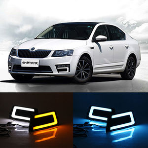 LEDデイタイムランニングライトDRL for <span class=keywords><strong>Skoda</strong></span> <span class=keywords><strong>Octavia</strong></span> RS A7 2016 20172018デイライトフォグランプ (ターンシグナルドライビングライト付き) - Product Image 5