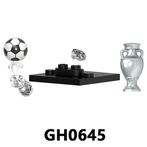 G0183 Jouets de construction éducatifs en plastique pour enfants, personnages célèbres de football, joueurs de football, sportifs, cadeaux pour enfants - Product Image 3