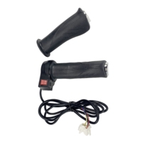 Poignée d'accélérateur à 3 broches avec interrupteur de marche arrière pour vélo électrique, trottinette électrique, contrôleur de vitesse, poignée d'accélérateur pour trottinette électrique, vélo