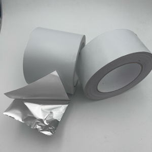 Ruban de papier d'aluminium mat blanc et noir de haute qualité ruban adhésif <span class=keywords><strong>acrylique</strong></span> à base d'eau pour l'<span class=keywords><strong>isolation</strong></span> <span class=keywords><strong>thermique</strong></span> de l'électronique - Product Image 5