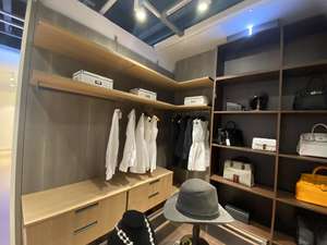 Armoire intégrée de vestiaire sur mesure au design moderne pour chambre à coucher, hôtel, villa, atelier, meubles pour toute la maison - Product Image 4