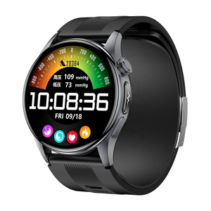 Montre connectée S200 avec pompe à air, tensiomètre, ECG, écran AMOLED, réponse aux appels, e-mail, NFC, appels Bluetooth, moniteur de santé, OS, IP66 - Product Image 1