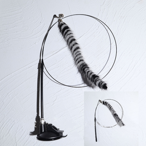 Nhà Sản Xuất <span class=keywords><strong>Cfa</strong></span> Mèo Teaser Wand Có Thể Tháo Rời Lông Chuông Suckers & Sticker Cho Mèo Chơi & Mức Độ Mèo Cần Câu Pet Đồ Chơi - Product Image 5