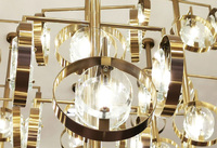 Le long lustre moderne suspendu créatif de cercle allume la maison
