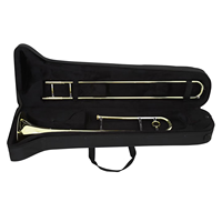 Bb Key Alto Trombone Gold Lacquer Brass Instruments Musical Instrument