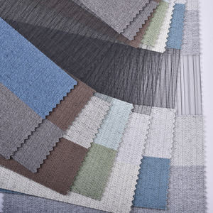 تصميم جديد لعام 2023: ستائر أفقية معتمة للنوافذ الداخلية من البوليستر بنمط زيبرا، تحكم يدوي للنوافذ الفرنسية - Product Image 6