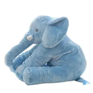 Jouets animaux en peluche 40cm, oreiller en peluche éléphant personnalisé grandes oreilles éléphant oreiller animal en peluche pour bébé dormir