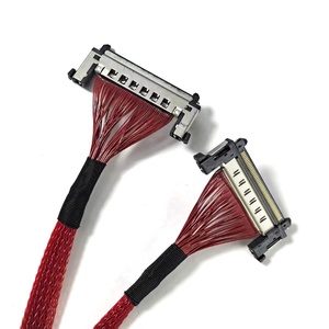 สายเคเบิล LVDS แบบสองด้าน 51 พิน JAE FI-RE51CL ขั้วต่อแบบ Pitch 0.5 มม. สีแดง อิเล็กทรอนิกส์ ตัวผู้-ตัวเมีย ตัวผู้-ตัวผู้ - Product Image 2
