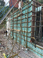 Coffrage en plastique ABS réutilisable haute résistance pour la construction de murs, colonnes et dalles de villas, et de bâtiments de grande hauteur en béton