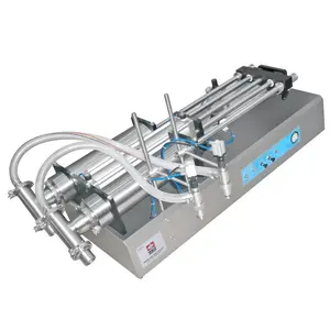 Semi Automatic Horizontal Double Head Honey Cream Paste Packing Machine High Viscosity Liquid Oil Filling Machine