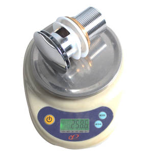 WaiiHO 015 - Desagüe de Lavabo Moderno de 3 Pulgadas con Desbordamiento, Latón Cromado y Acabado Pulido de Goma para Lavabos de Baño y Hoteles - Product Image 1