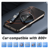 Adaptador Inalámbrico Android Auto CarPlay Bluetooth, Convierte el Dongle USB de Fábrica, WiFi 5Ghz, KYERE KY-4141C, Portátil, BMW 2019-