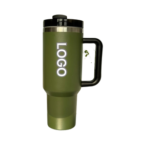 Vaso Térmico de Acero Inoxidable de 40oz con Aislamiento al Vacío de Doble Pared, Diseño Clásico Moderno, con Asa, Apto para Lavavajillas, Personalizable con Logotipo, Ideal para el Regreso a Clases - Product Image 3