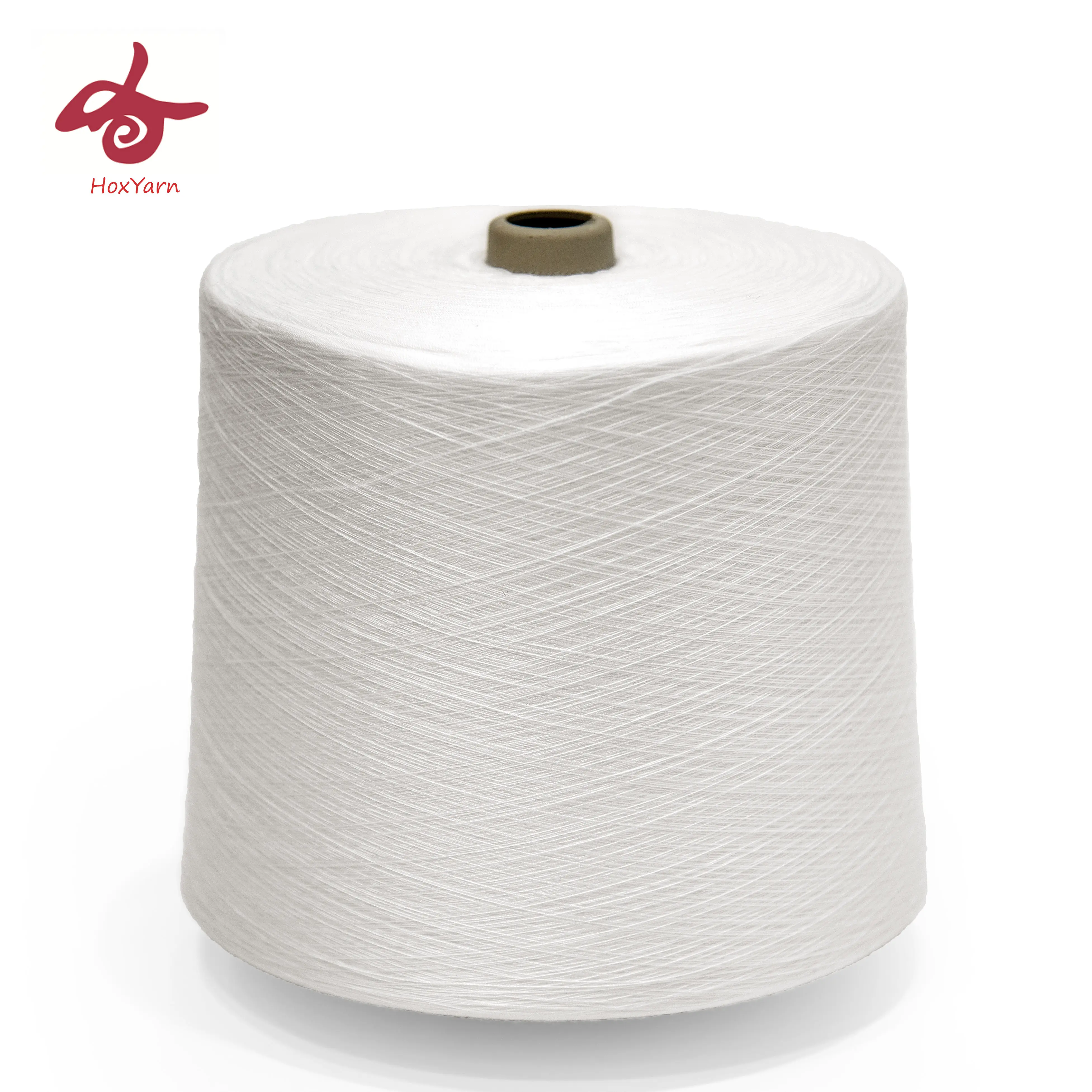Sợi 40S Spun Polyester Spun sợi cho dệt 100% Polyester may thô 20 30 40 50 60 PP túi đóng gói 1.25G/nhuộm Ống 1100 tfo